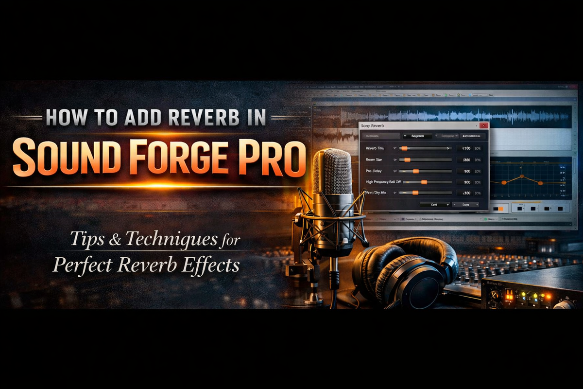 How to Add Reverb in Sound Forge Pro