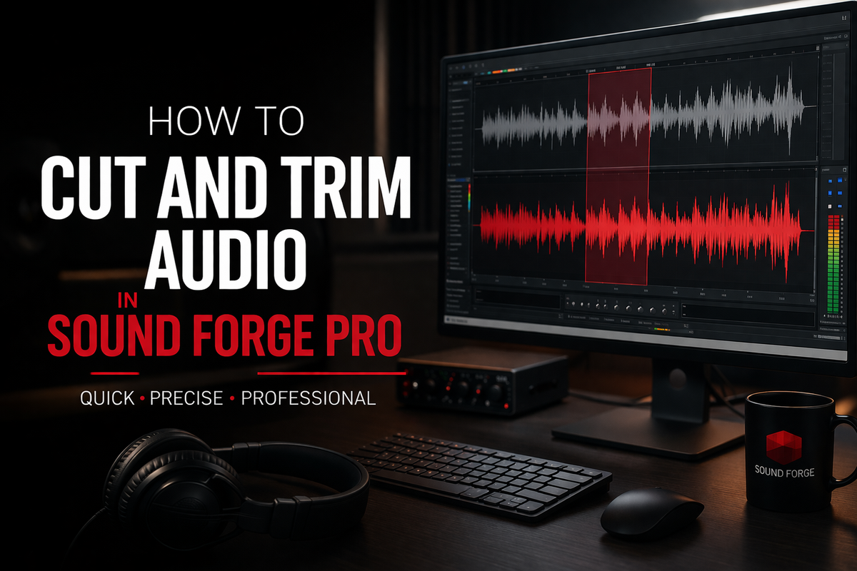 How to Cut and Trim Audio in Sound Forge Pro