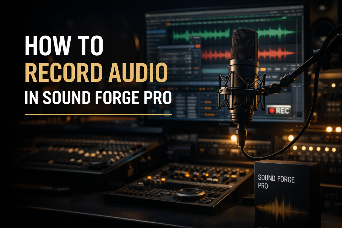 How to Record Audio in Sound Forge Pro