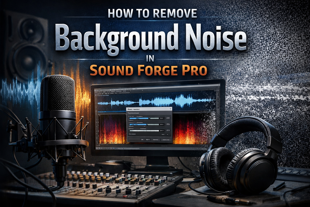 How to Remove Background Noise in Sound Forge Pro