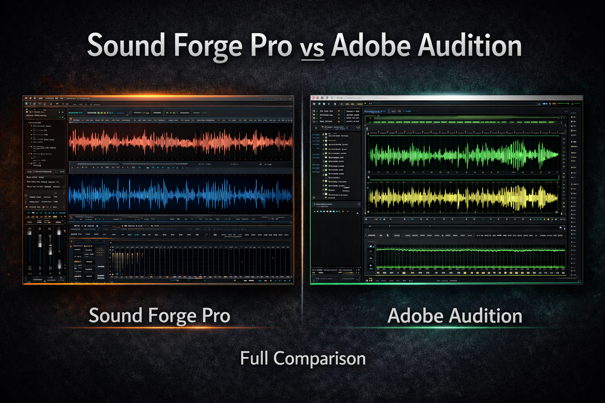 Sound Forge Pro vs Adobe Audition — Full Comparison