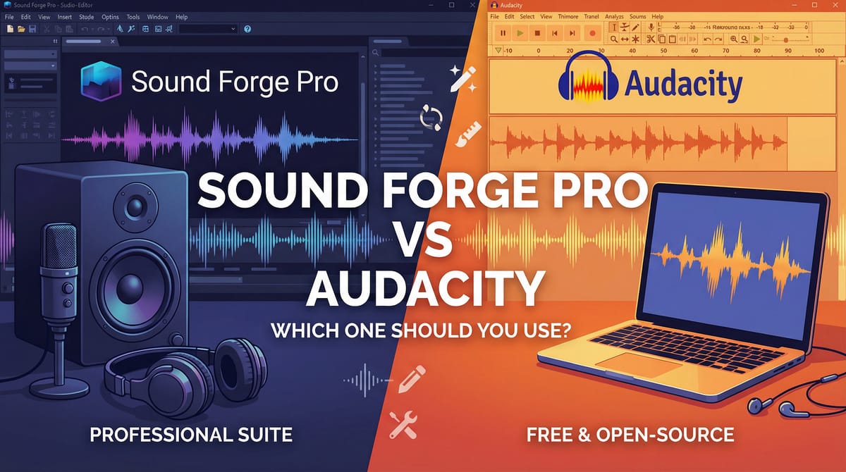 Sound Forge Pro vs Audacity — Which One Should You Use?
