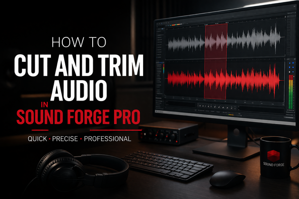 How to Cut and Trim Audio in Sound Forge Pro
