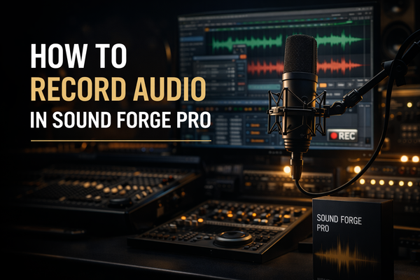 How to Record Audio in Sound Forge Pro