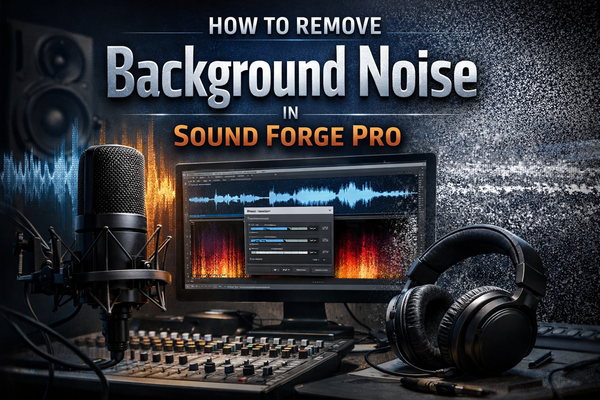 How to Remove Background Noise in Sound Forge Pro